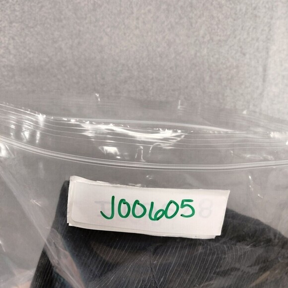 Eileen Fisher Dinner Blazer Womens Sz L Black 3/4 Sleeve Solid Open Front Fitted - Picture 13 of 13